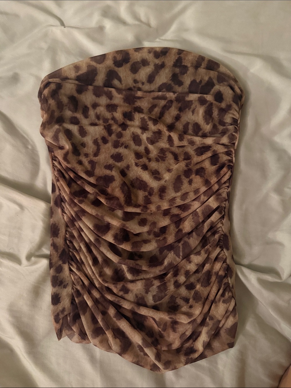 Zara cheetah tube top. Size S.